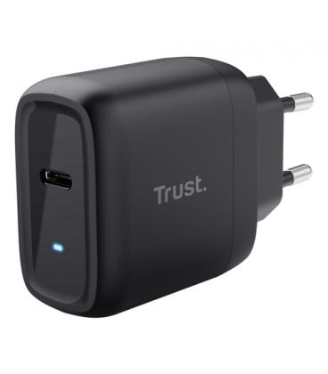 Cargador de pared gan trust maxo 45w/ 1xusb tipo-c/ 45w