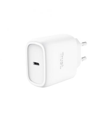 Cargador de pared gan trust maxo 45w/ 1xusb tipo-c/ incluye cable usb tipo-c/ 45w