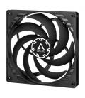 Ventilador arctic p14 slim pwm pst/ 14cm/ negro
