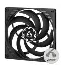 Ventilador arctic p14 slim pwm pst/ 14cm/ negro