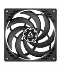 Ventilador arctic p14 slim pwm pst/ 14cm/ negro