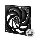 Ventilador arctic p12 slim pwm pst/ 12cm/ negro