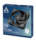 Ventilador arctic p12 max/ 12cm/ negro