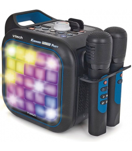 Altavoz con bluetooth vtech karaoke light party duo disco edition/ incluye 2 microfonos