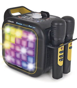 Altavoz con bluetooth vtech karaoke light party duo golden edition/ incluye 2 microfonos