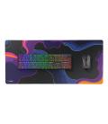 Alfombrilla trust gaming gxt 759 xxl/ 900 x 400 x 3mm/ azul y púrpura