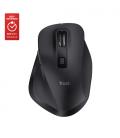 Ratón ergonómico inalámbrico trust fyda multidispositivo/ batería recargable/ hasta 2400 dpi