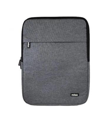Nilox funda sleeve 17.3" gris