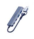 CoolBox HUB4 LITE USB-C/A 4 PUERTOS 2USB-C Y 2USB-A 3.2 GEN1 ALUMINIO