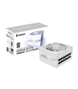 GIGABYTE AORUS ELITE P1000W ICE Fuente de Alimentación - PCIe 5.0, 80 PLUS Platinum, Diseño completamente modular, Ventilador de