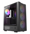 CAJA ANTEC VX-320 ATX 4 VENTILADORES ARGB NEGRA