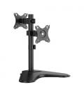 Soporte de mesa para 2 monitores aisens dt32tr-409/ giratorio/ inclinable/ hasta 8kg