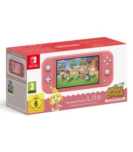 Nintendo Switch Lite Coral + Animal Crossing New Horizons Digital