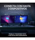 Teclado + raton logitech mx keys s combo inalambrico grafito español