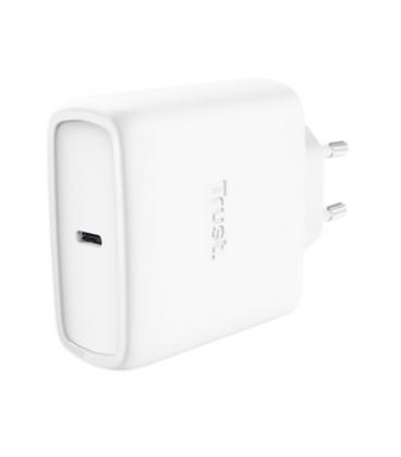 Cargador de pared gan trust maxo 65w/ 1xusb tipo-c/ incluye cable usb tipo-c/ 65w