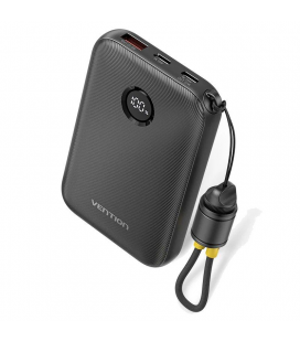 Powerbank 10000mah vention fkab0-c/ 22.5w/ negro