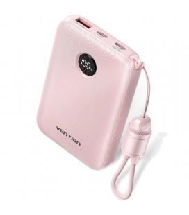 Powerbank 10000mah vention fkap0-c/ 22.5w/ rosa
