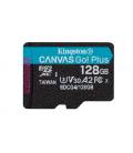 Tarjeta memoria micro sdxc 128gb kingston canvas go! plus uhs - i clase 10