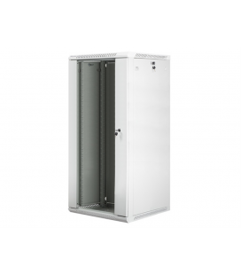 ARAMRIO LANBERG MURAL RACK 19" 27U/600X600 FLAT PACK PUERTA CRISTAL GRIS