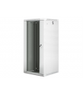 ARAMRIO LANBERG MURAL RACK 19" 27U/600X600 FLAT PACK PUERTA CRISTAL GRIS
