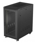 ARMARIO LANBERG RACK 19" 22U 600X1000 FLAT PACK PUERTA PERFORADA NEGRO