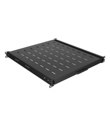 BANDELA LANBERG DESLIZANTE 1U 445X500MM HASTA 35KG RACK 19" NEGRO