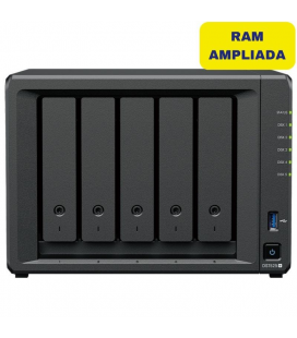 Nas synology diskstation ds1525+/ 5 bahías 3.5'- 2.5'/ 16gb ddr4/ formato torre