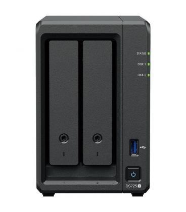 Nas synology diskstation ds725+/ 2 bahías 3.5'- 2.5'/ 8gb ddr4/ formato torre
