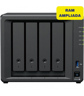Nas synology diskstation ds925+/ 4 bahías 3.5'- 2.5'/ 16gb ddr4/ formato torre