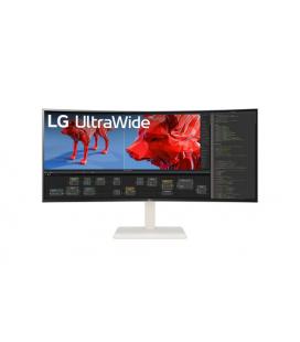 Monitor profesional ultrapanorámico curvo lg 38br85qc-w 38'/ wqhd+/ multimedia/ regulable en altura/ blanco