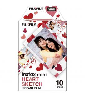 Pelicula fujifilm para instax mini heart sketch