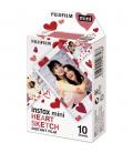 Pelicula fujifilm para instax mini heart sketch