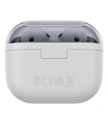 Auriculares bluetooth samsung galaxy buds 3 fe con estuche de carga/ autonomía 8.5h/ gris