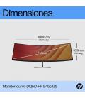 Monitor curvo hp e45c g5 44.5 pulgadas dqhd 165hz