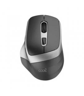 RATON INALAMBRICO COOL ERGONOMIC BLACK-SILVER
