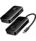 Adaptador/transmisor de vídeo inalámbrico usb tipo-c - hdmi vention adobb/ 60w
