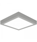 Downlight iglux sup-102413-fs/ cuadrado/ ø170x170x35mm/ potencia 13w/ 1020 lúmenes/ 3000ºk/ plata
