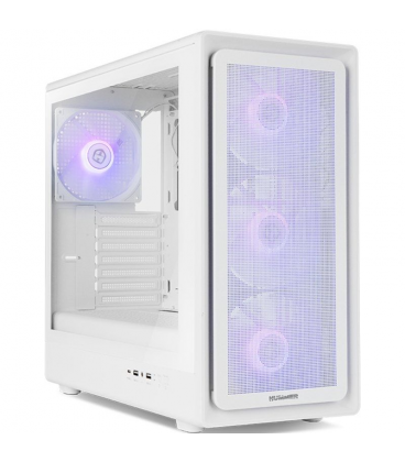 Caja gaming semitorre nox hummer aero/ blanco