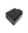 Approx cargador 45w qc 1 x usb a+ 1 x usb c+cable