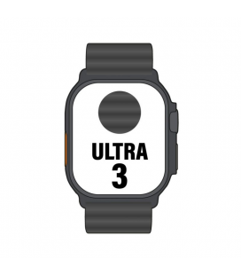 Apple watch ultra 3/ gps/ cellular/ 49mm/ caja titanio negro/ correa ocean negra