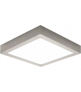 Downlight iglux sup-102418-ns/ cuadrado/ ø220x220x35mm/ potencia 18w/ 1540 lúmenes/ 3000ºk/ níquel