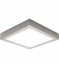 Downlight iglux sup-102418-ns/ cuadrado/ ø220x220x35mm/ potencia 18w/ 1540 lúmenes/ 3000ºk/ níquel