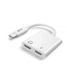 ADAPTADOR COOL DUAL USB-C AUDIO CARGA