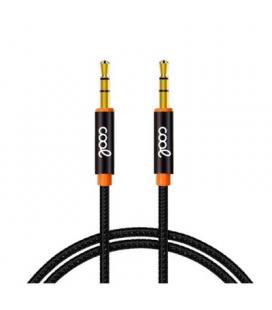 CABLE COOL JACK 3.5MM AUDIO NEGRO
