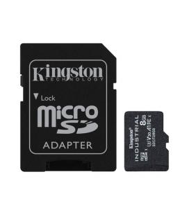 Tarjeta memoria micro secure digital sdhc 8gb kingston industrial clase 10 uhs - i u3 + adaptador sd
