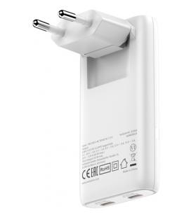 Cargador de pared gan verbatim fold 'n' go/ 2xusb tipo-c/ 65w