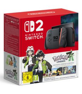 Nintendo switch 2/ incluye código juego leyendas pokémon: z-a nintendo switch 2 edition