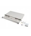PATCH PANEL LANBERG 1U 19" FIBRA OPTICA 24 PTS SC SIMPLEX O 24 LC DUPLEX GR+ACC