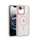 FUNDA COOL IPHONE 16E MAGNETICA BORDE ROSA
