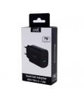 CARGADOR COOL DUAL USBC-USB 20W BLACK